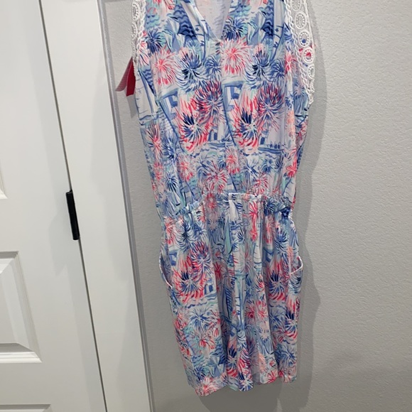 New Lilly Pulitzer One Piece Women’s Sleeveless Romper Size XXS with Pockets - Picture 11 of 17